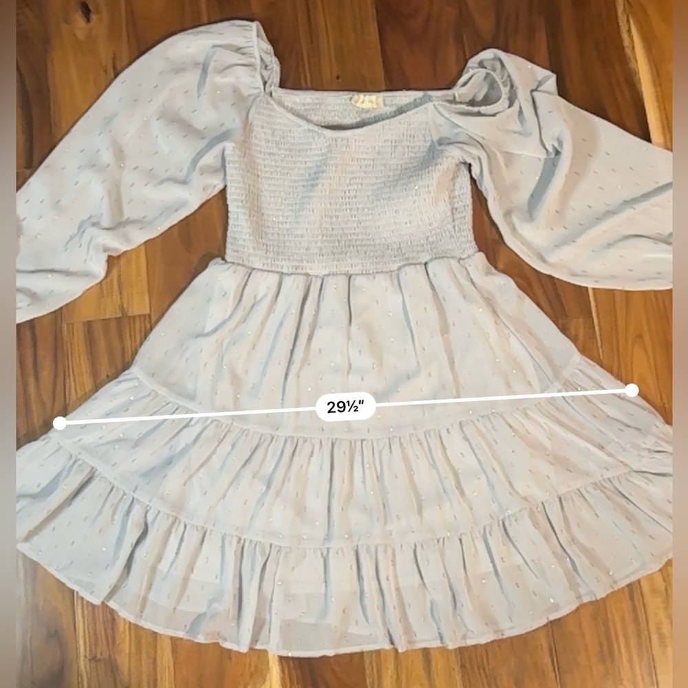 Altar’d State Babydoll Smocked Milkmaid Dress - Picture 9 of 14